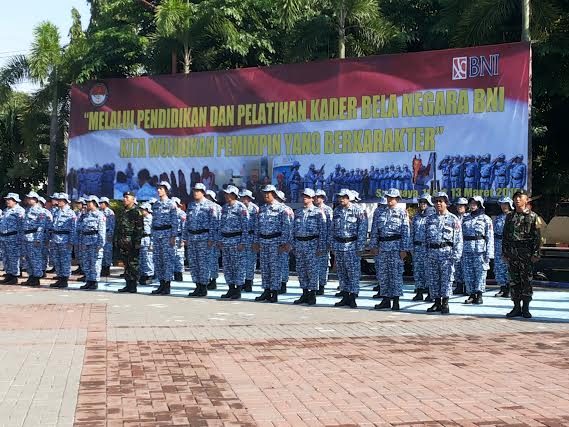 154 Pegawai Bank BNI Ikuti Diklat Bela Negara