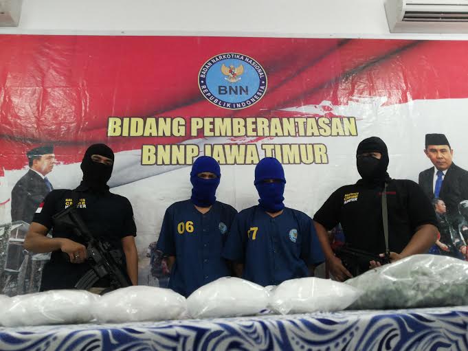 BNNP Jatim Gagalkan Peredaran 2 Kilogram Sabu