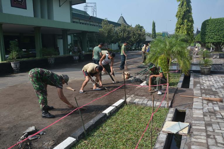 Korem 084/BJ Laksanakan Pembersihan Pangkalan