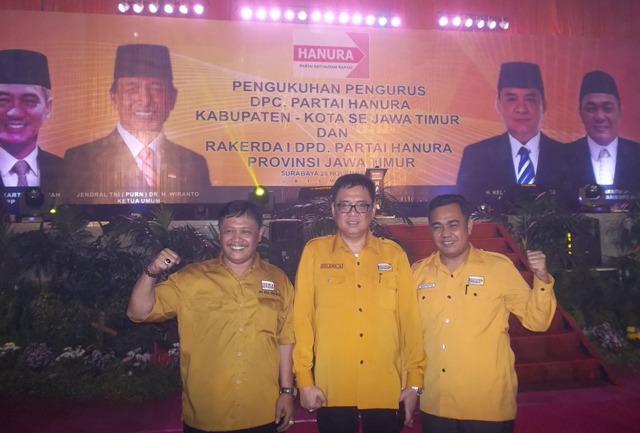 DPD Hanura Jatim Kukuhkan Eddy Rachmat &nbsp;Jadi Pelaksana Tugas Ketua DPC Hanura Surabaya