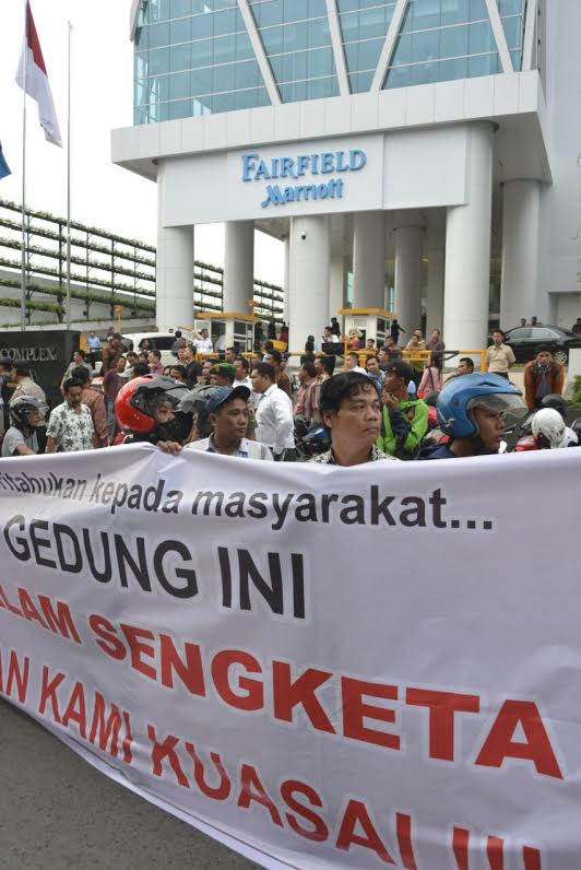 Diduga Sarat Penipuan, Fair Field Marriot Hotel Didemo Calon Investor
