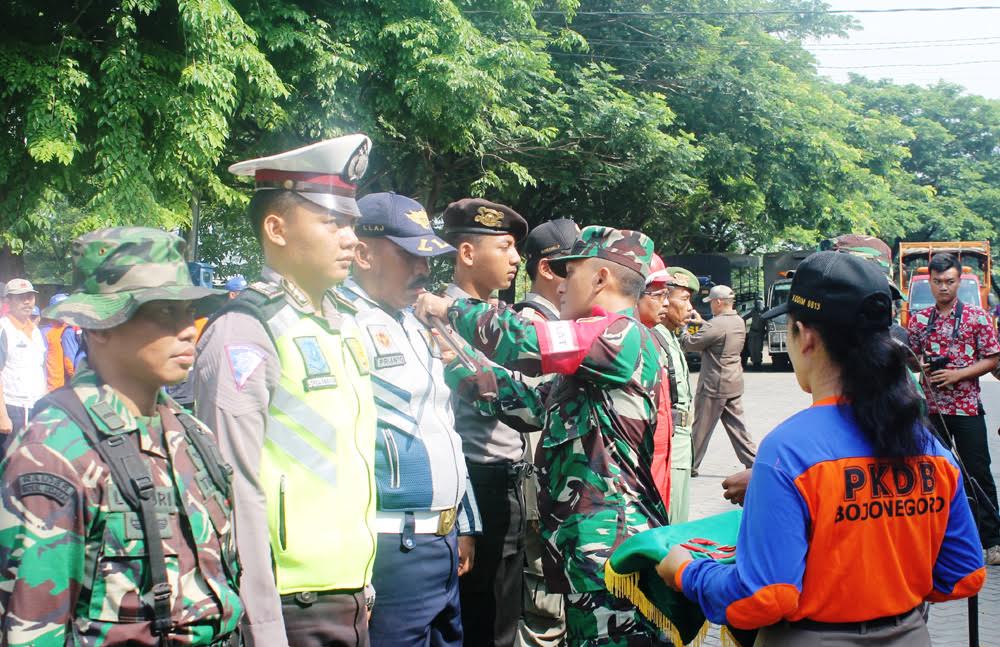 Dandim Bojonegoro Membuka Latihan Simulasi Penanggulangan Keadaan Darurat Dan Bencana