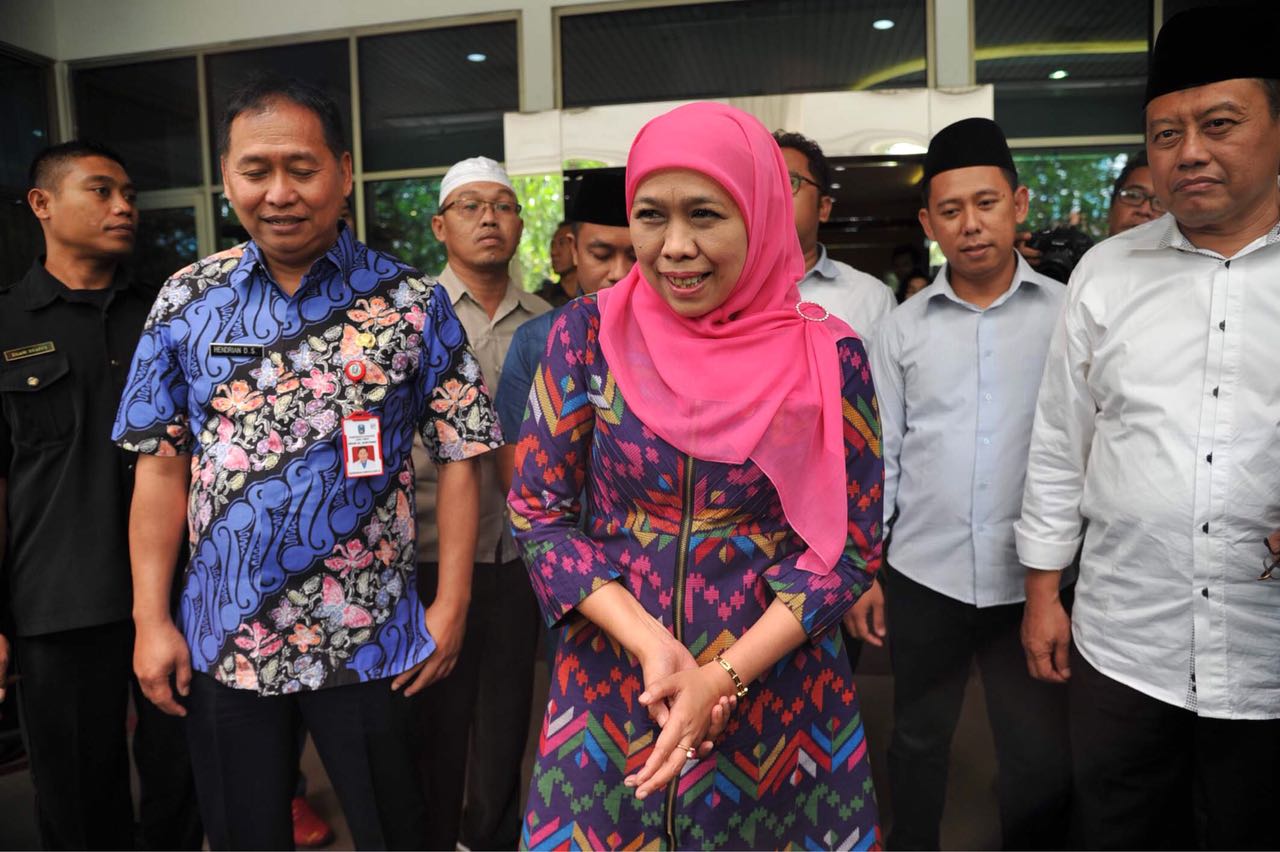Tes Kesehatan, Khofifah Ucap Terima Kasih Relawan