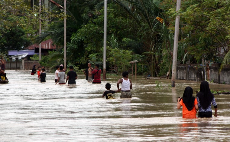 Banjir Rendam Delapan Kecamatan Di Kabupaten Aceh Utara