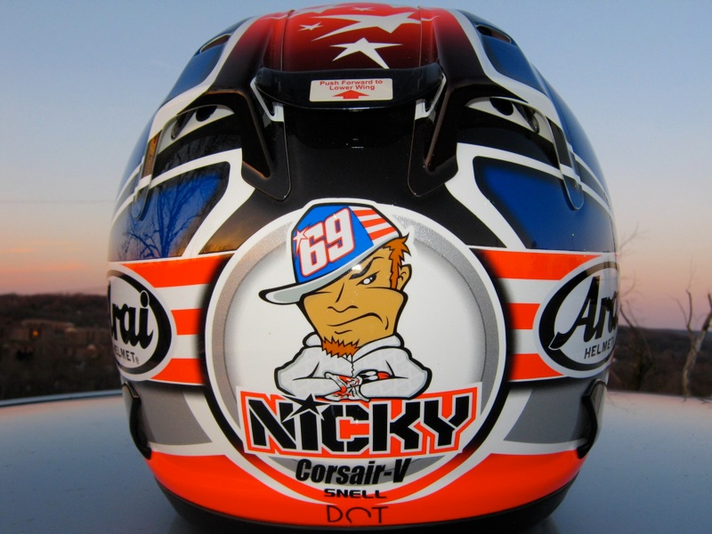 Arai Rilis Helm Untuk Kenang Nicky Hayden