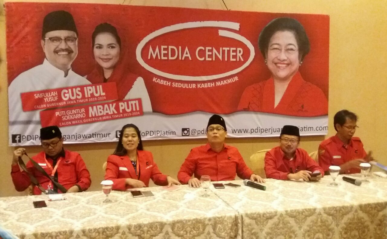 PDIP Imbau Soekarnois Bersatu Menangkan Gus Ipul-Puti