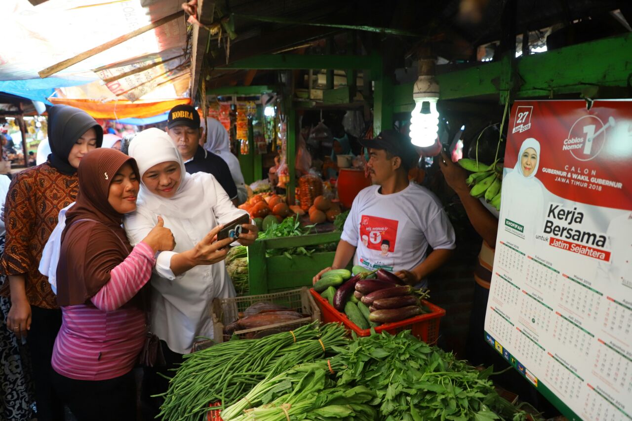 Khofifah Prioritaskan Revitalisasi Infrastruktur Pasar Tradisional