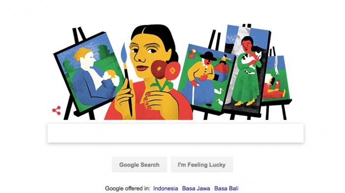 Google Doodle Tampilkan Sosok Pelukis Perempuan, Siapakah Dia