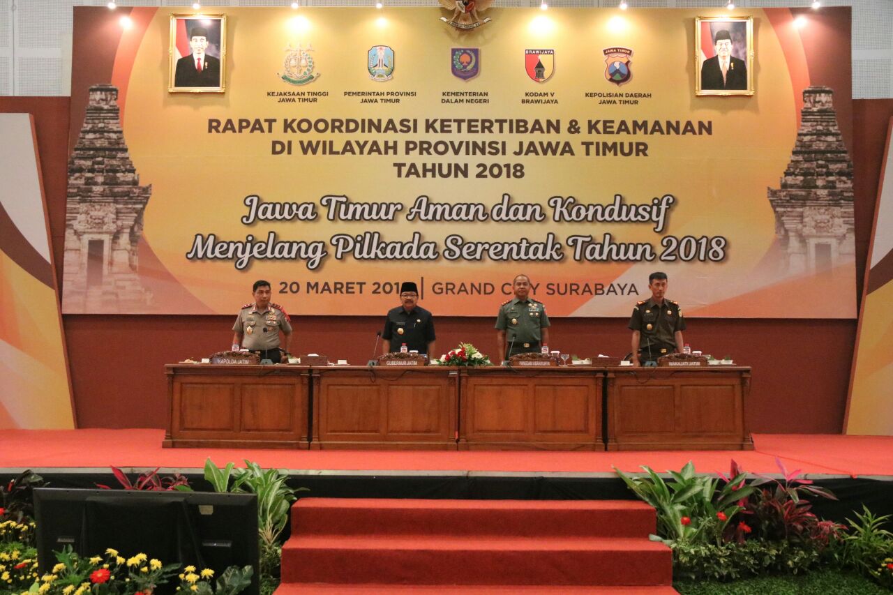 Forkopimda Jawa Timur Kompak Tingkatkan Keamanan dan Ketertiban Jelang Pilkada