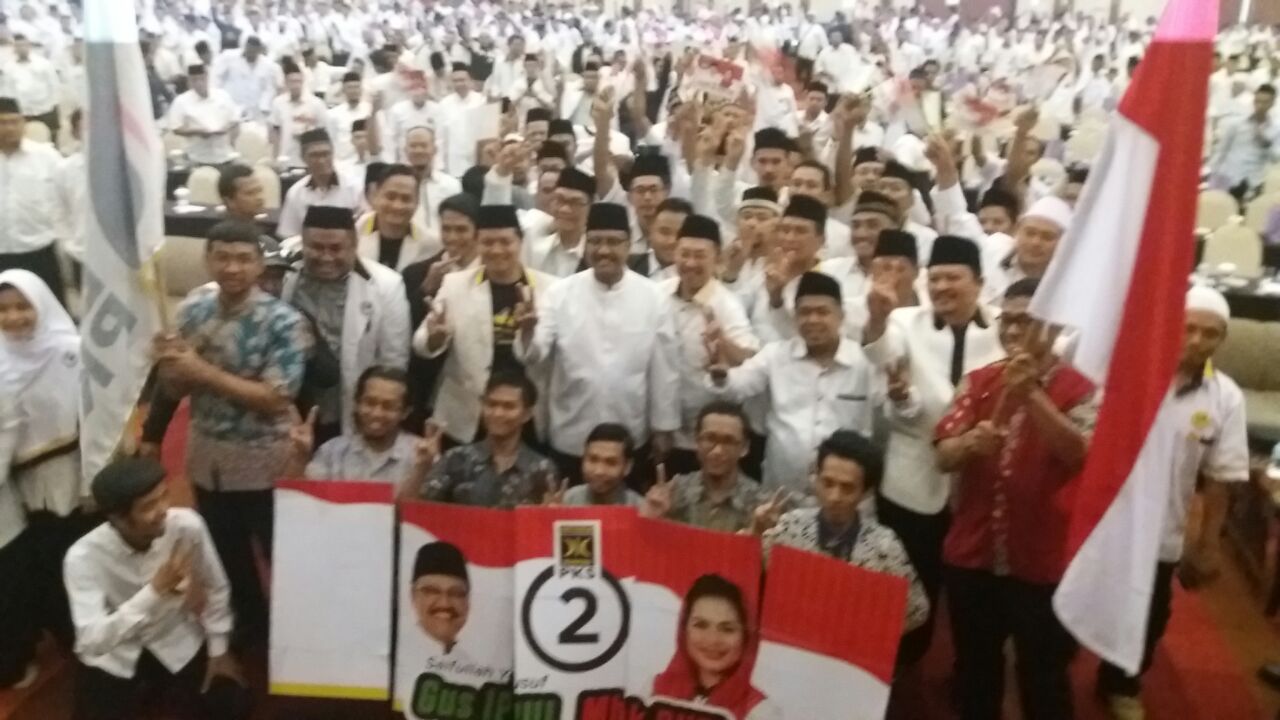 1.000 Bacaleg PKS Ikrar Dukung Gus Ipul-Puti