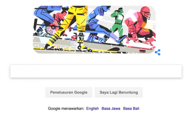 Google Doodle Turut Ramaikan Ajang Paralympics 2018