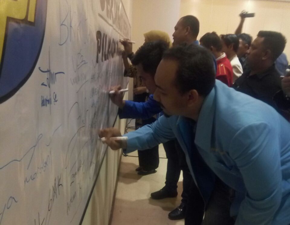 KNPI Jatim Deklarasikan Pilkada Damai
