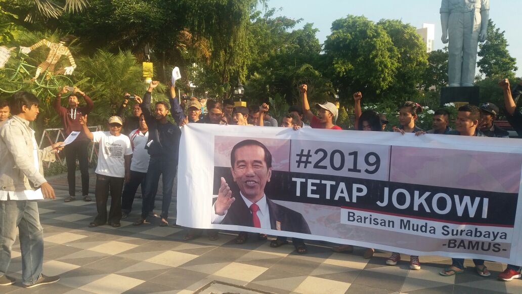 Turun ke Jalan, Bamus Kampanyekan 2019 Tetap Jokowi