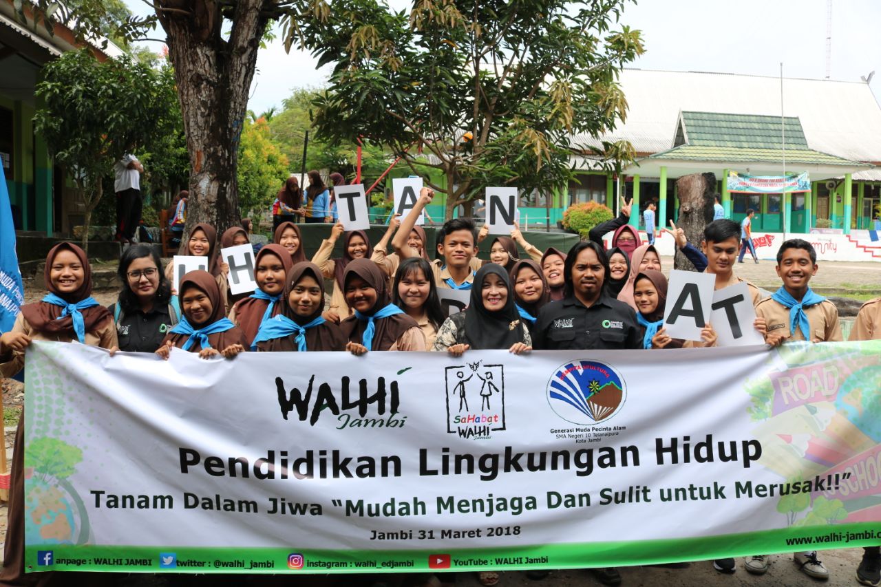 Walhi Rangkul Generasi Muda Jambi Peduli Lingkungan Sejak Dini