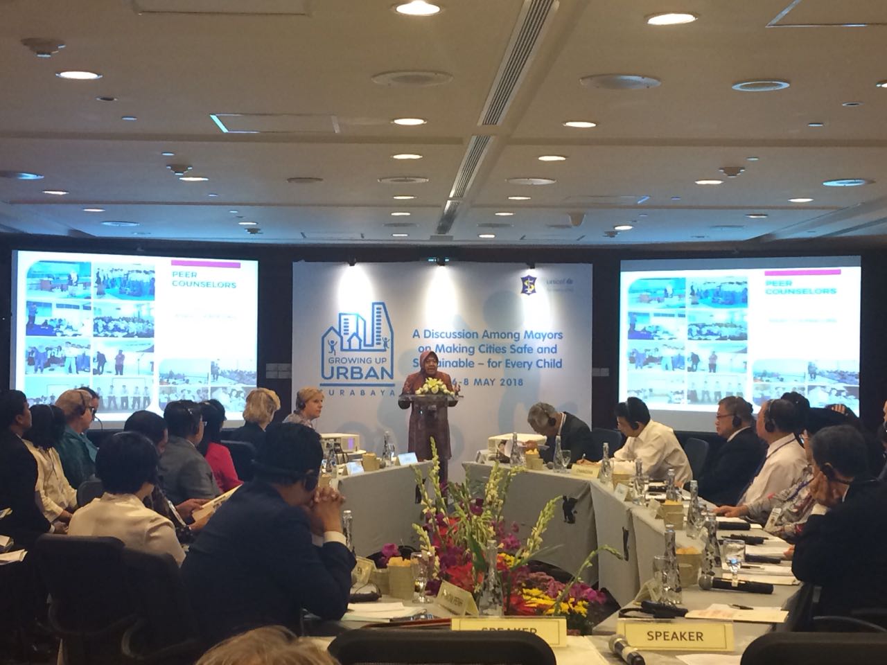 10 Wali Kota Asia Timur Bertemu di Growing Up Urban Surabaya Bahas Kota Ramah Anak