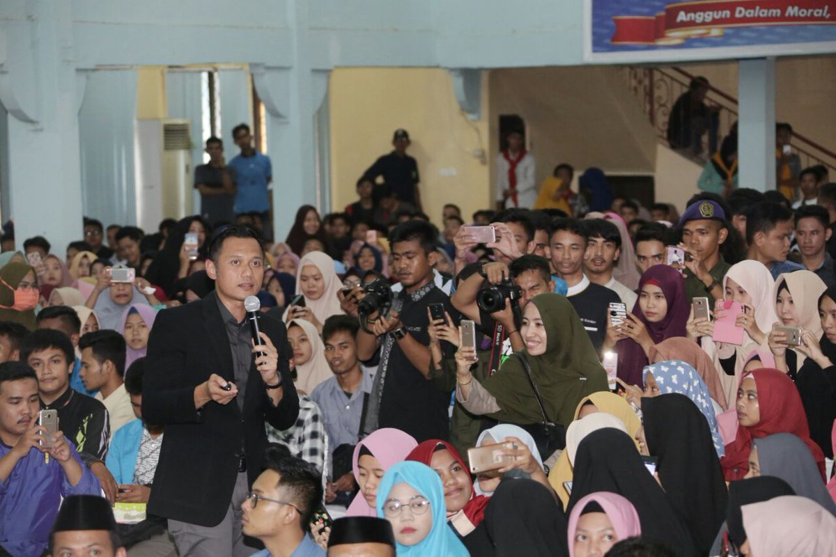 Sambangi IAIN Kendari, AHY Bangun Kepercayaan Diri Mahasiswa