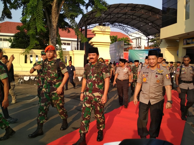 Kapolri dan Panglima TNI Safari Ramadhan ke Surabaya
