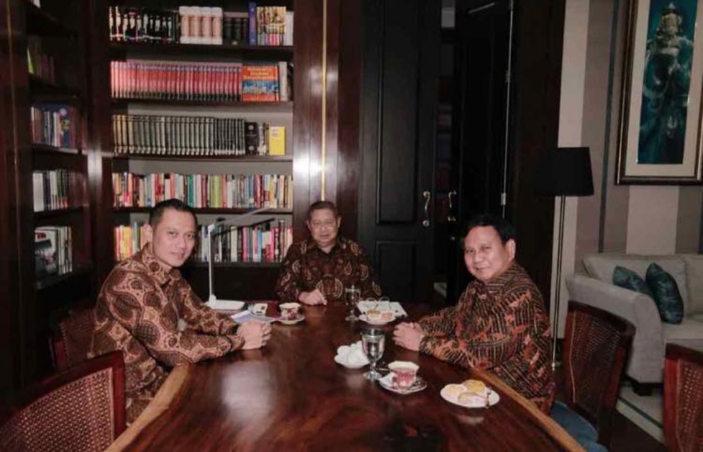 Usai Bertemu SBY, Prabowo Pilih AHY Jadi Cawapres