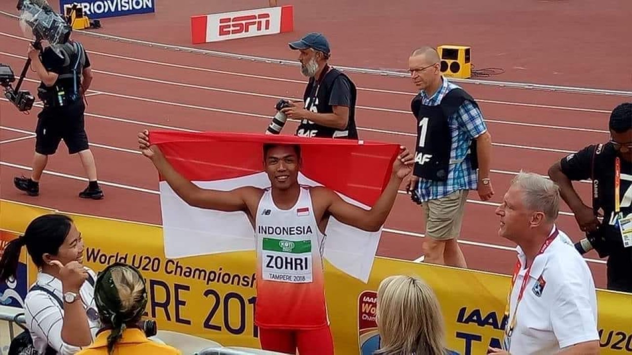 Jadi Juara Dunia Lari 100 Meter, Lalu Muhamad Zohri Dapat Bonus 1kg Emas
