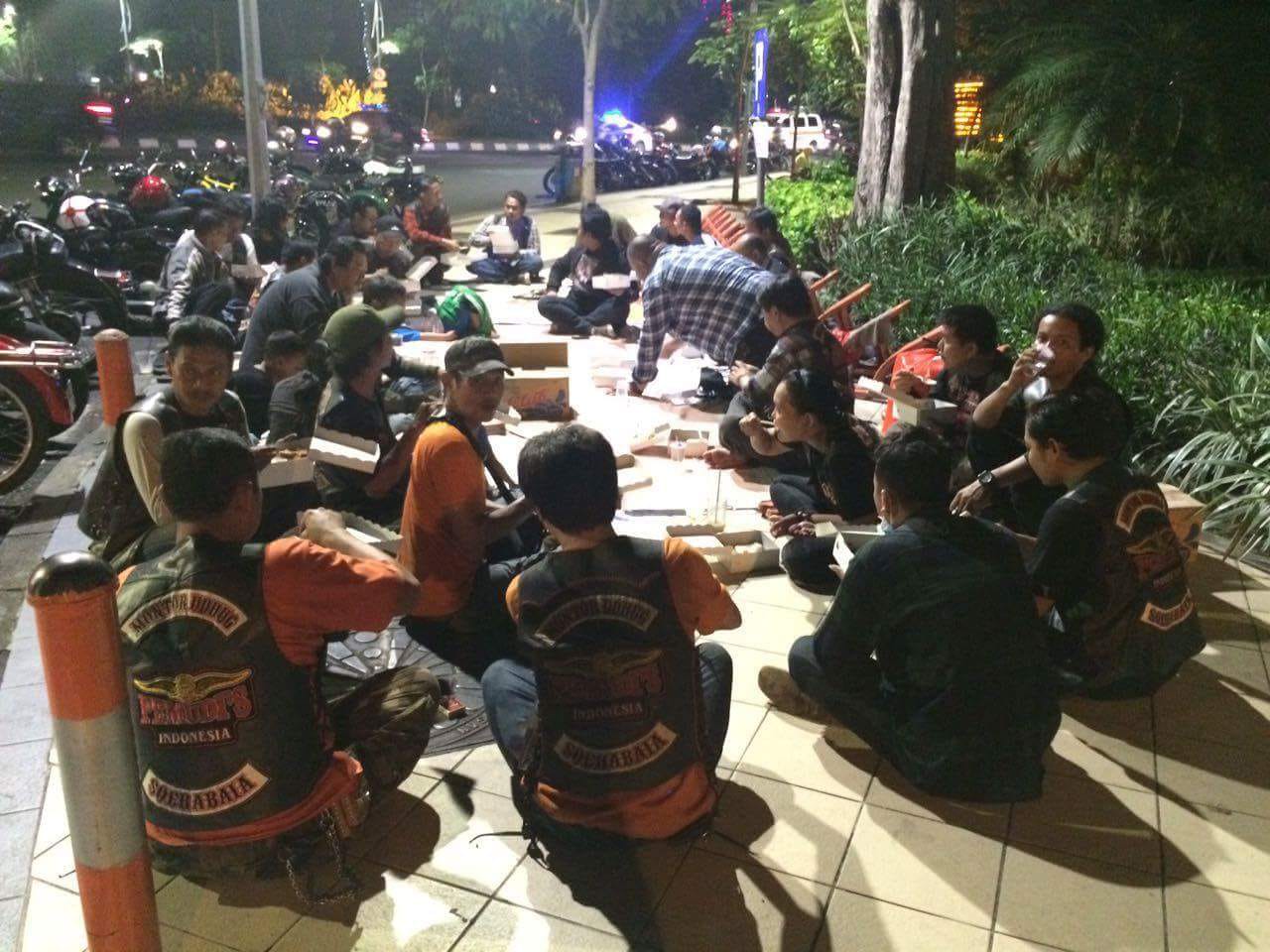 Bikers Bambu Runcing Surabaya, Gelar Aksi Solidaritas Lombok