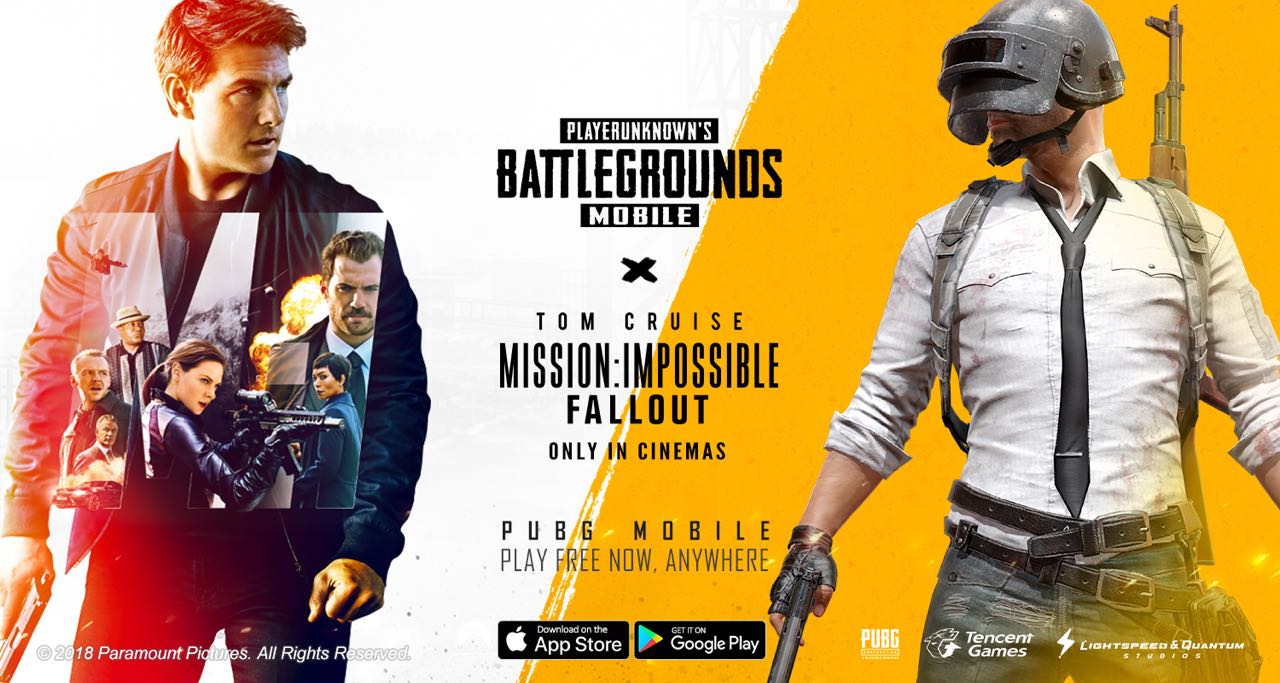 PUBG Mobile Kerja Sama dengan &ldquo;Mission Impossible: Fallout&rdquo;