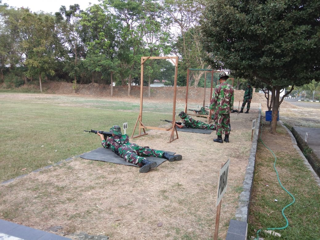 Korem 084/Bhaskara Jaya, Latih Kemampuan Tembak Senjata Ringan