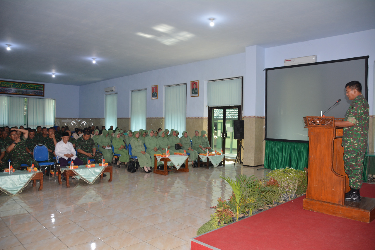 Peringati Tahun Baru Islam, Prajurit Korem 082/CPYJ Perkuat Iman dan Mental