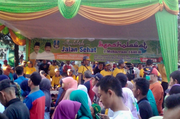 Masyarakat Jawa Timur Gelar Jalan Sehat Bersholawat Sambut Tahun Baru Hijriyah