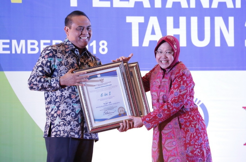 Surabaya Kembali Raih Penghargaan Top 99 Sinovik 2018