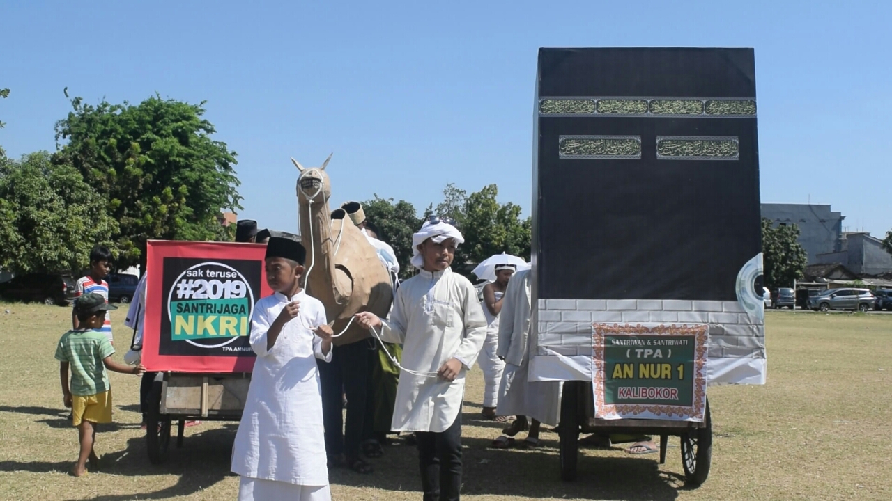 Sambut Tahun Baru Islam, MWC NU Gelar Karnaval Nusantara