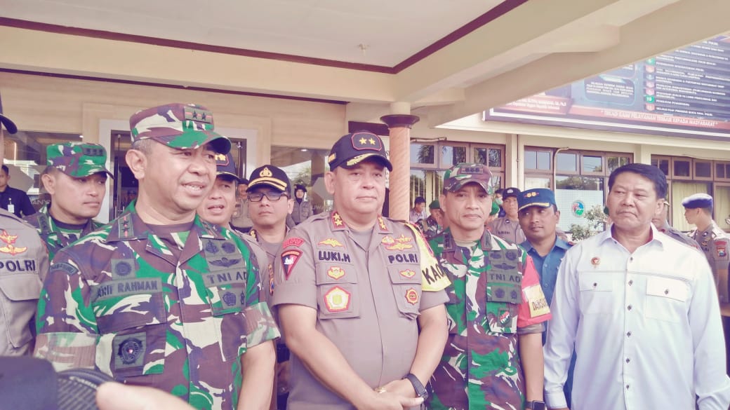 Pangdam Dan Kapolda Jatim, Cek Kesiapan Pasukan Pengamanan IMF Dan WBA Meeting 2018