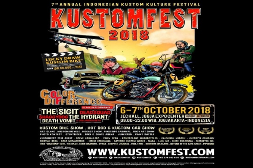 Kustomfest 2018 Jogja Hadirkan Pesawat Terbang Kustom Pertama Indonesia