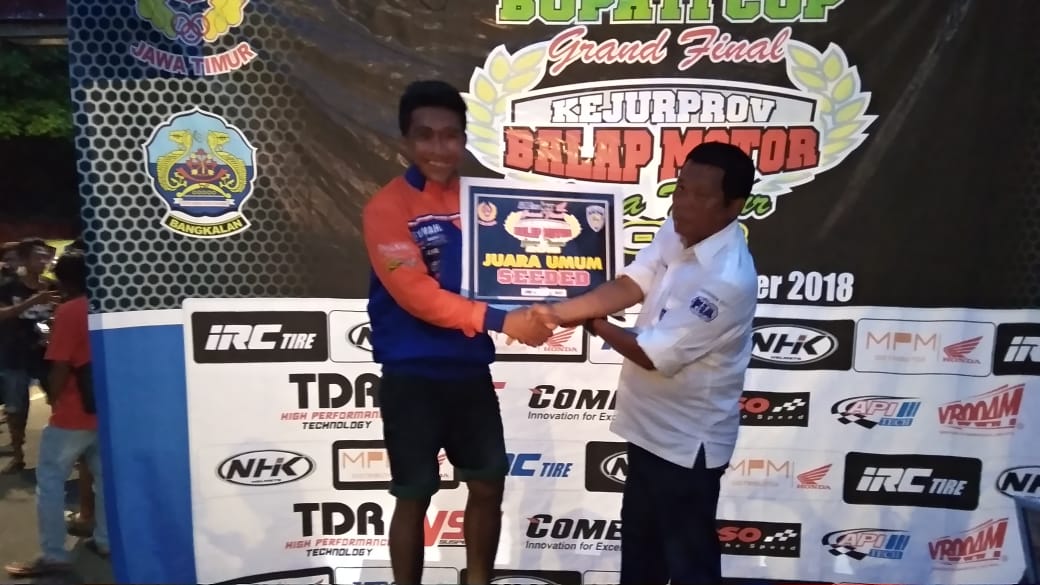 Faishal Sidoel Juara Umum Kejurprov Road Race Jawa Timur 2018 Bangkalan