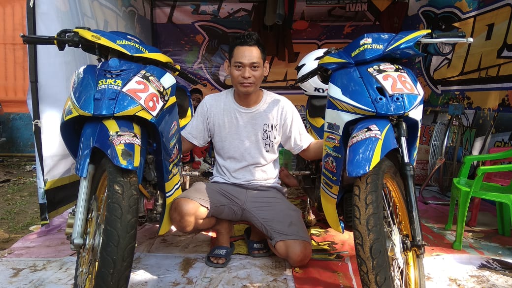 Ton Modified, Tukang Air Brush Nyambi Mekanik Balap