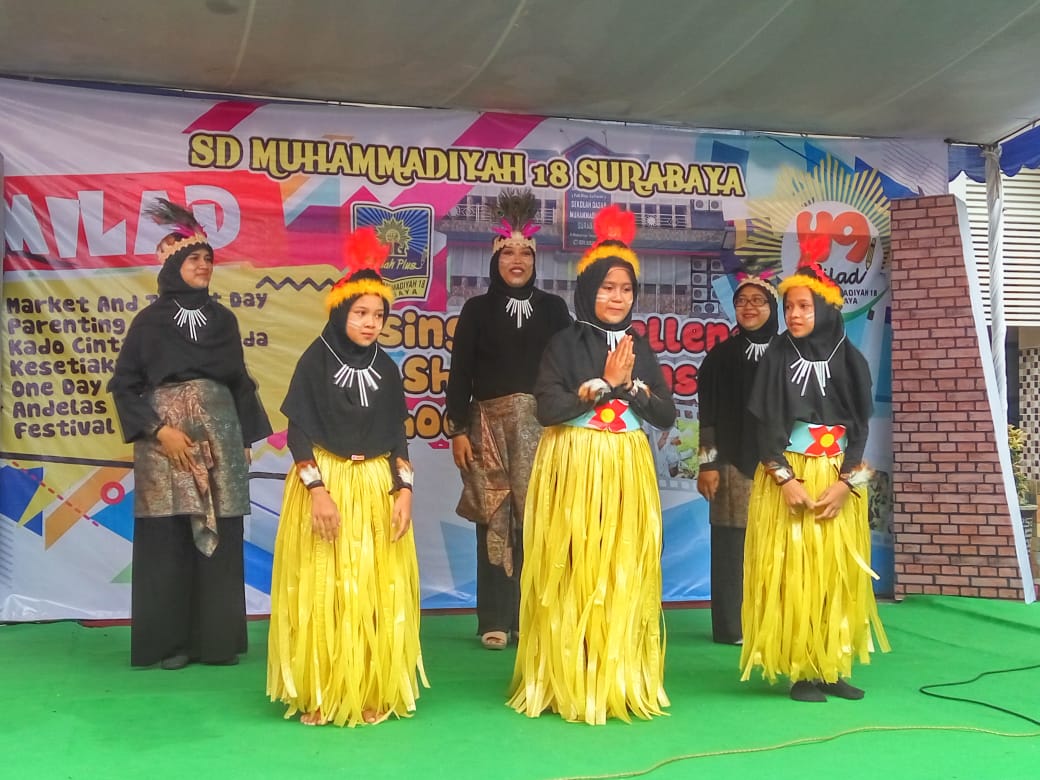 SD Muhammadiyah 18 Surabaya Rayakan Milad ke-49