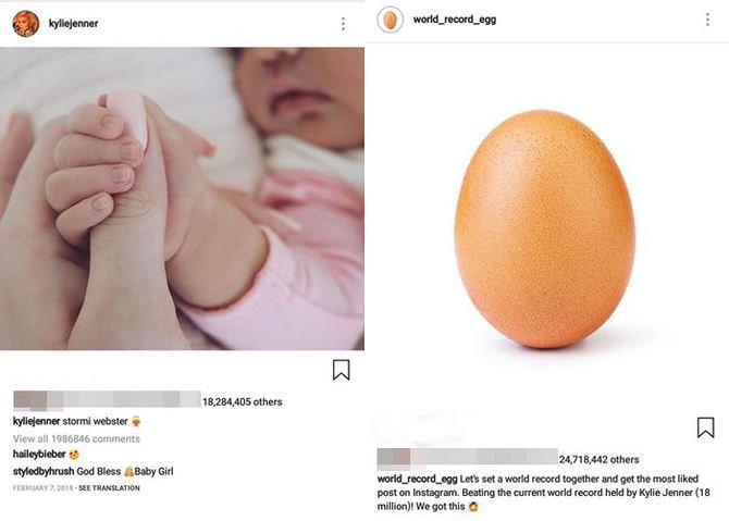 Postingan Instagram Telur Ini Dapat 24 Juta Likes, Tumbangkan Rekor Akun Kylie Jenner