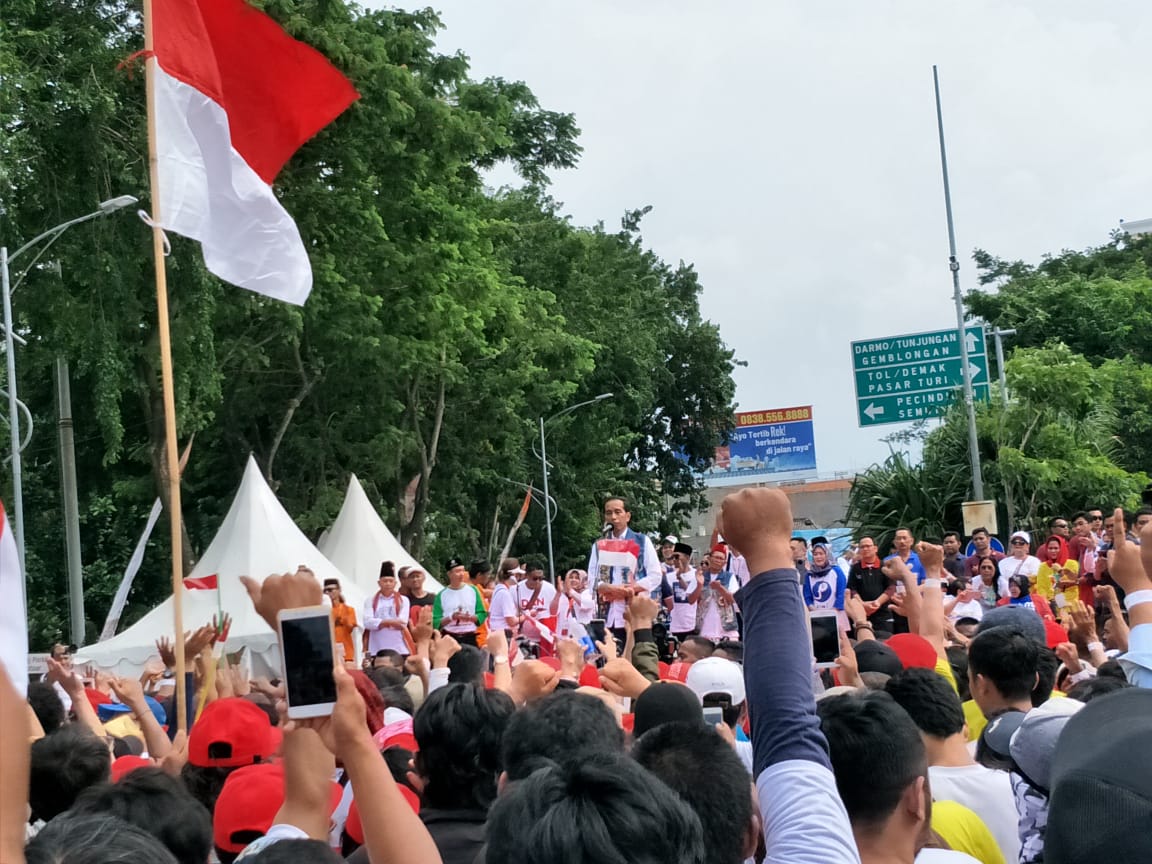 Hadiri Deklarasi FAJ 01, Jokowi Ajak Semua Perangi Hoaks