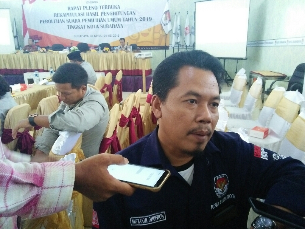 KPU Surabaya Gelar Rapat Pleno Rekapitulasi Suara Tingkat Kota