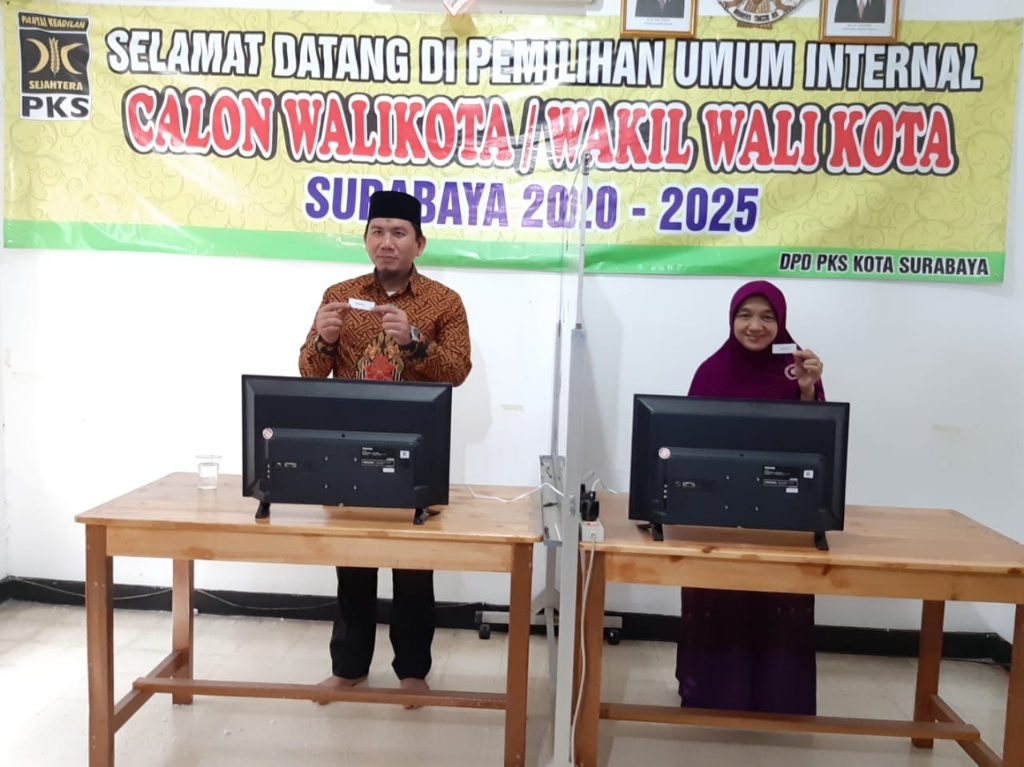Persiapan Pilwali, PKS Surabaya Gelar Pemilu Internal Gunakan E-Votting