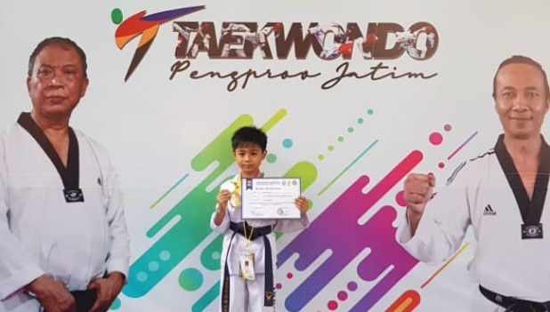 Siswa SD Muhammadiyah 18 Surabaya Raih Juara 1 Kejurda Taekwondo Jatim