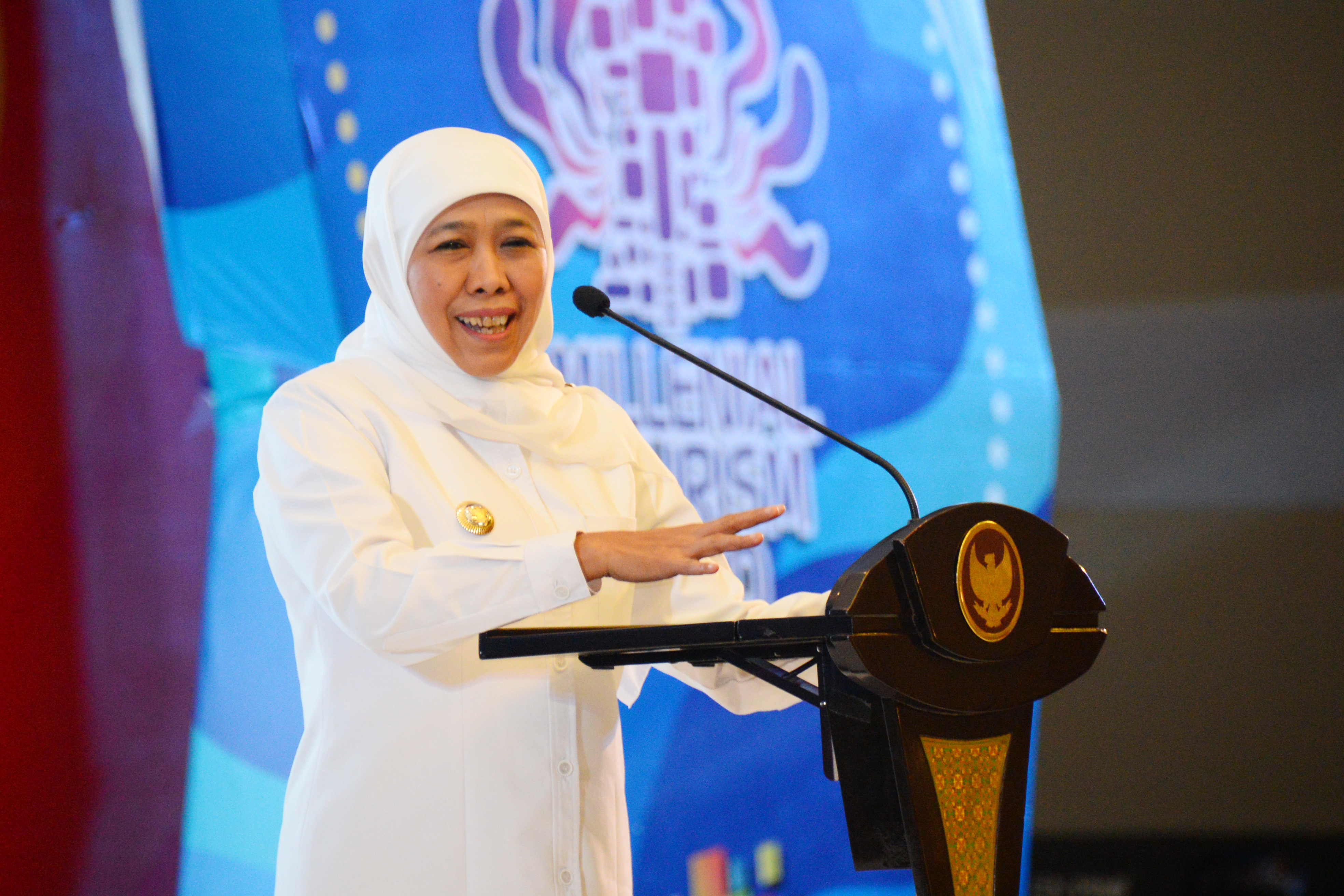 Jatim Damai dan Kondusif, Khofifah Apresiasi Mahasiswa dan Komponen Masyarakat