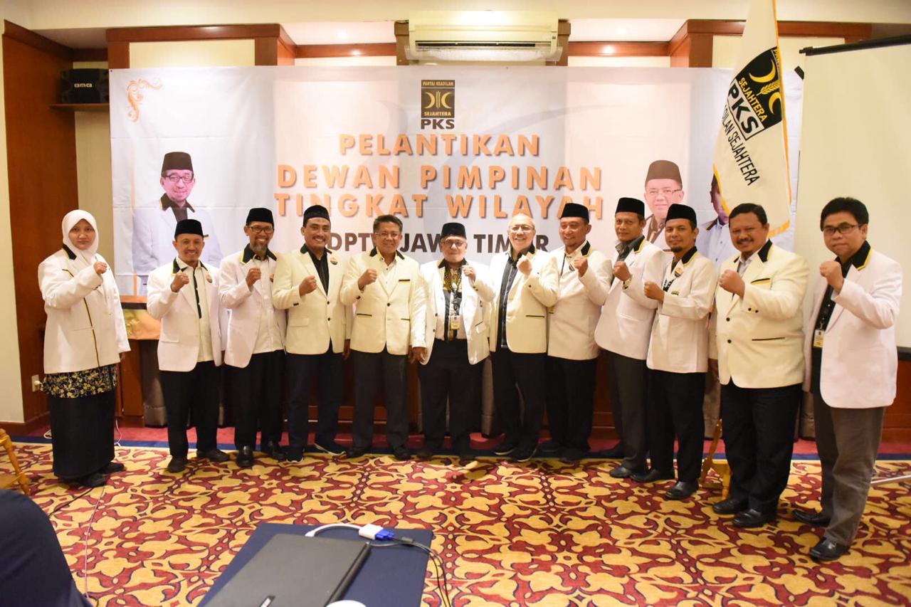 Irwan Setiawan Dilantik Jadi Ketua Umum DPW PKS Jatim