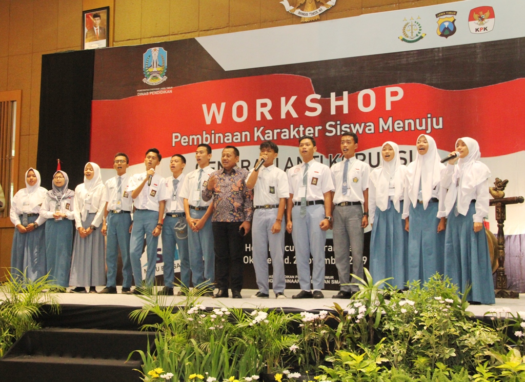 Seribu Siswa SMA Jatim Siap Jadi Generasi Anti Korupsi