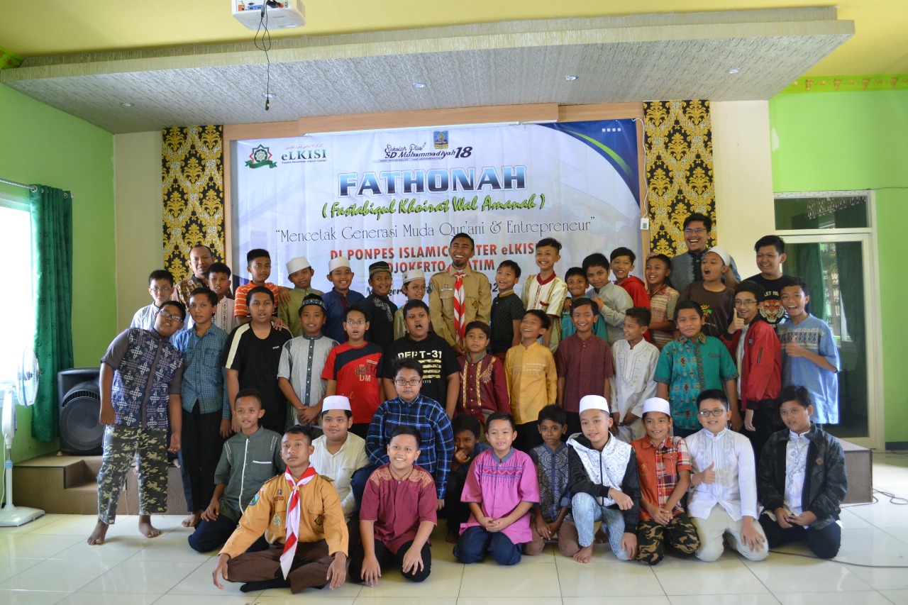 Siswa Kelas 6 SD Muhammadiyah 18 Surabaya Gelar Fathonah di PP eLKISI Mojokerto
