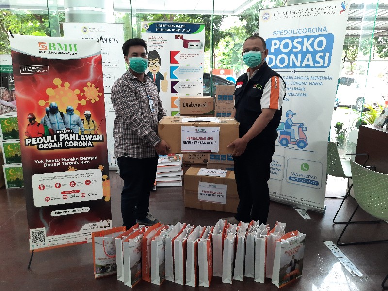 BMH Salurkan Bantuan APD Dan Paket Gizi Untuk Tim Medisr