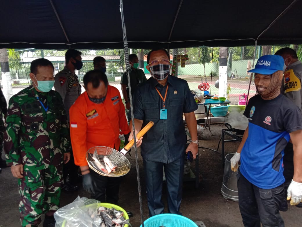 Sahat Apresiasi Menu Dapur Umum PSBB
