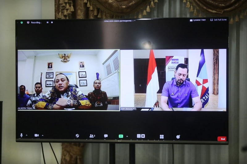 AHY Apresiasi Wali Kota Tegal Tangani Covid-19