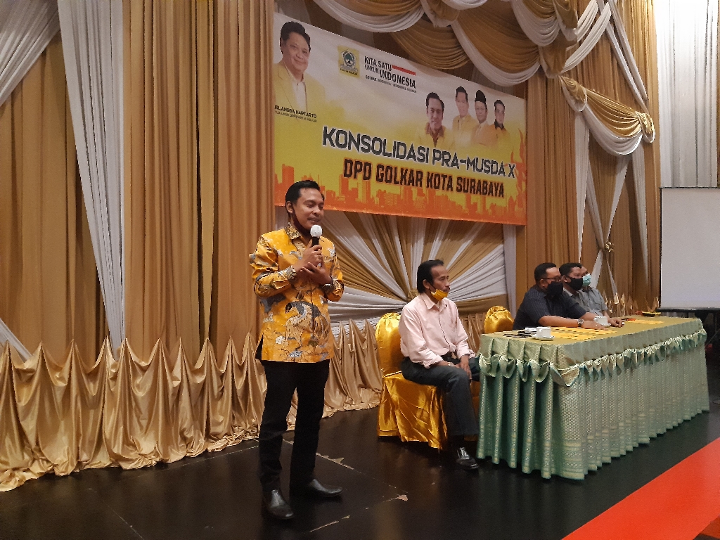Arif Fathoni Jadi Kandidat Kuat Ketua DPD Golkar Surabaya
