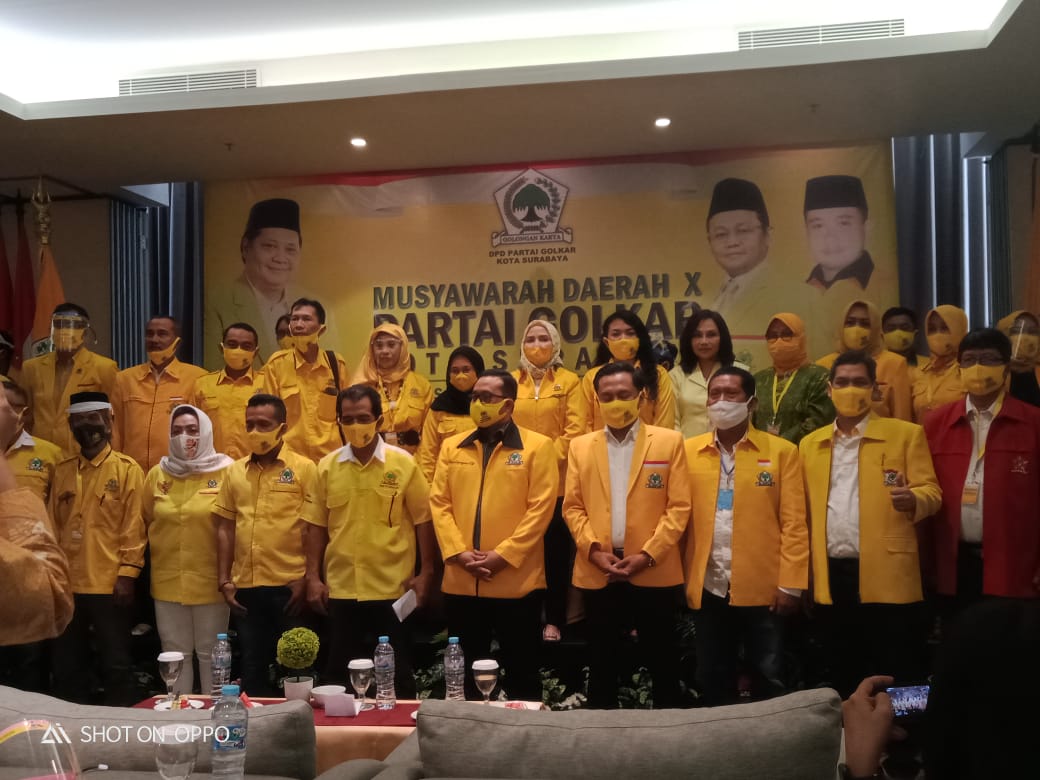 Jadi Ketua Golkar Surabaya, Arif Fathoni Ingin Akselerasi Kehendak Rakyat