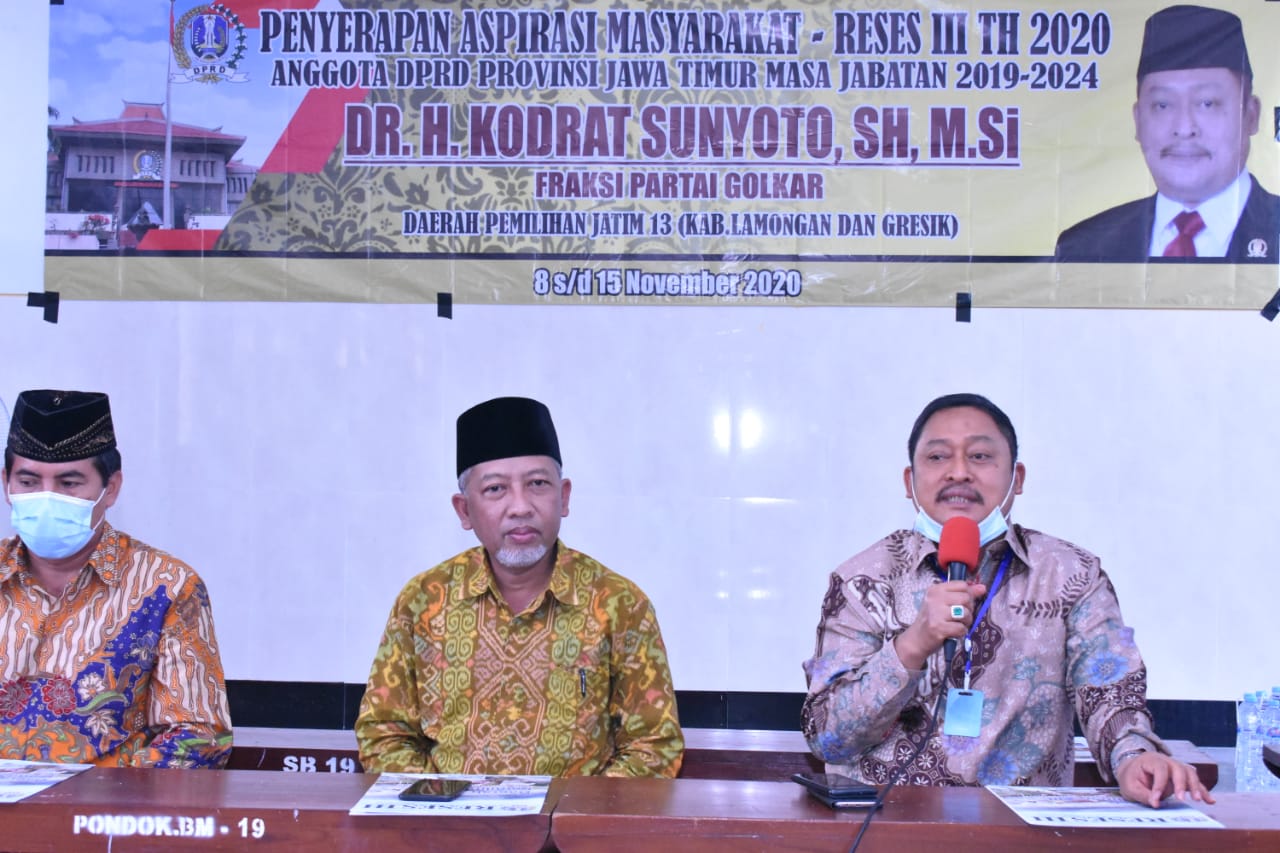 Kunjungi Ponpes Baitul Makmur, Kodrat Siap Support